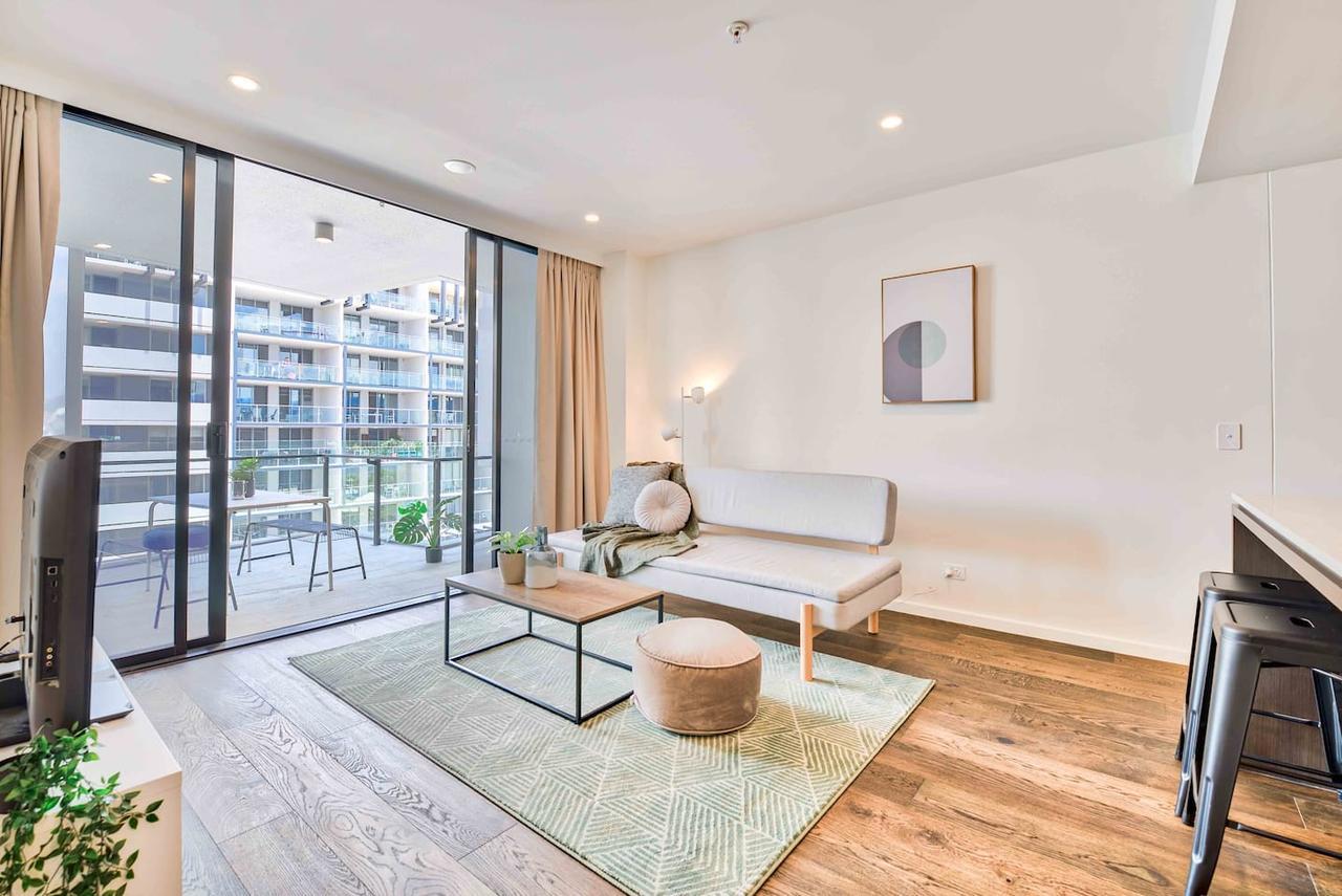Modern Apartment With Balcony & Parking Brisbane Kültér fotó